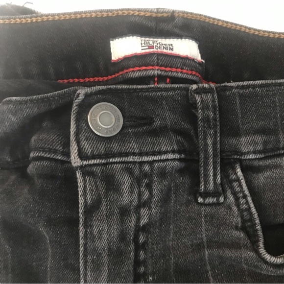 Tommy Hilfiger Denim Pinstripe Straight Leg Jeans - Picture 12 of 13